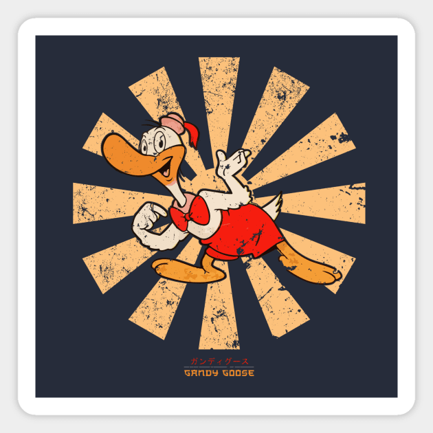 Gandy Goose Retro Japanese Magnet by Nova5